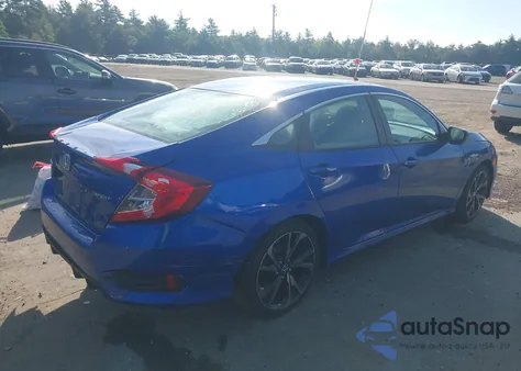 2021 Honda Civic Sport z USA, uszkodzony, nr VIN 19XFC2F80ME202845